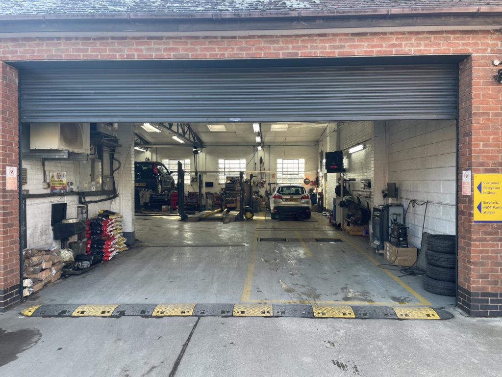 Front of testing ramp - MOT Testing Nottingham